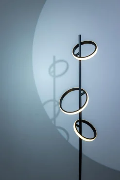 Vloerlamp Jaimy LED 3-Lichts Zwart - Giga Meubel