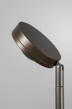 Vloerlamp Jake Round 1-Lichts Bruin - Giga Meubel