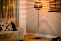 Vloerlamp Joep 40cm Zwart - Giga Meubel
