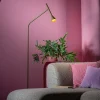 Vloerlamp Kim Metaal Taupe - Giga Meubel