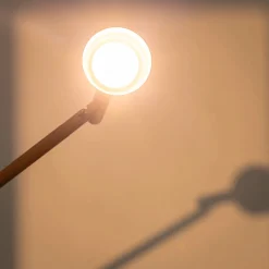 Vloerlamp Kim Metaal Taupe - Giga Meubel