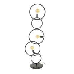 Vloerlamp Loop 3-Lichts Zwart - Giga Meubel