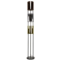 Vloerlamp Lucente Tricolore 3-lichts Artic Zwart - Giga Meubel