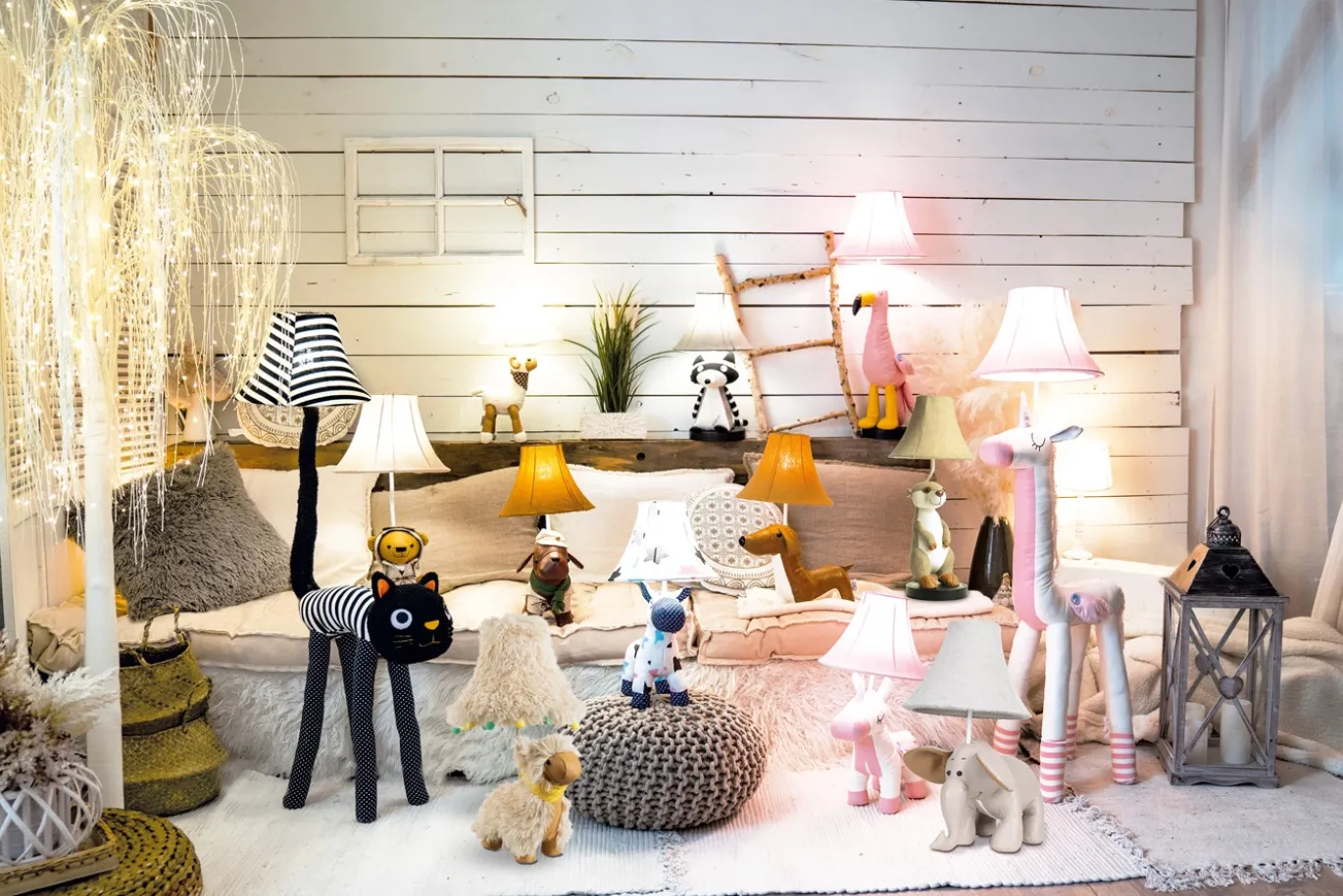 Vloerlamp Luna de Kat