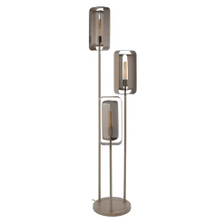 Vloerlamp Mesh Rotate Getrapt 3-Lichts Beige - Giga Meubel