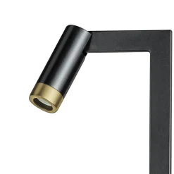 Vloerlamp Miller Zwart 1-Lichts - Giga Meubel