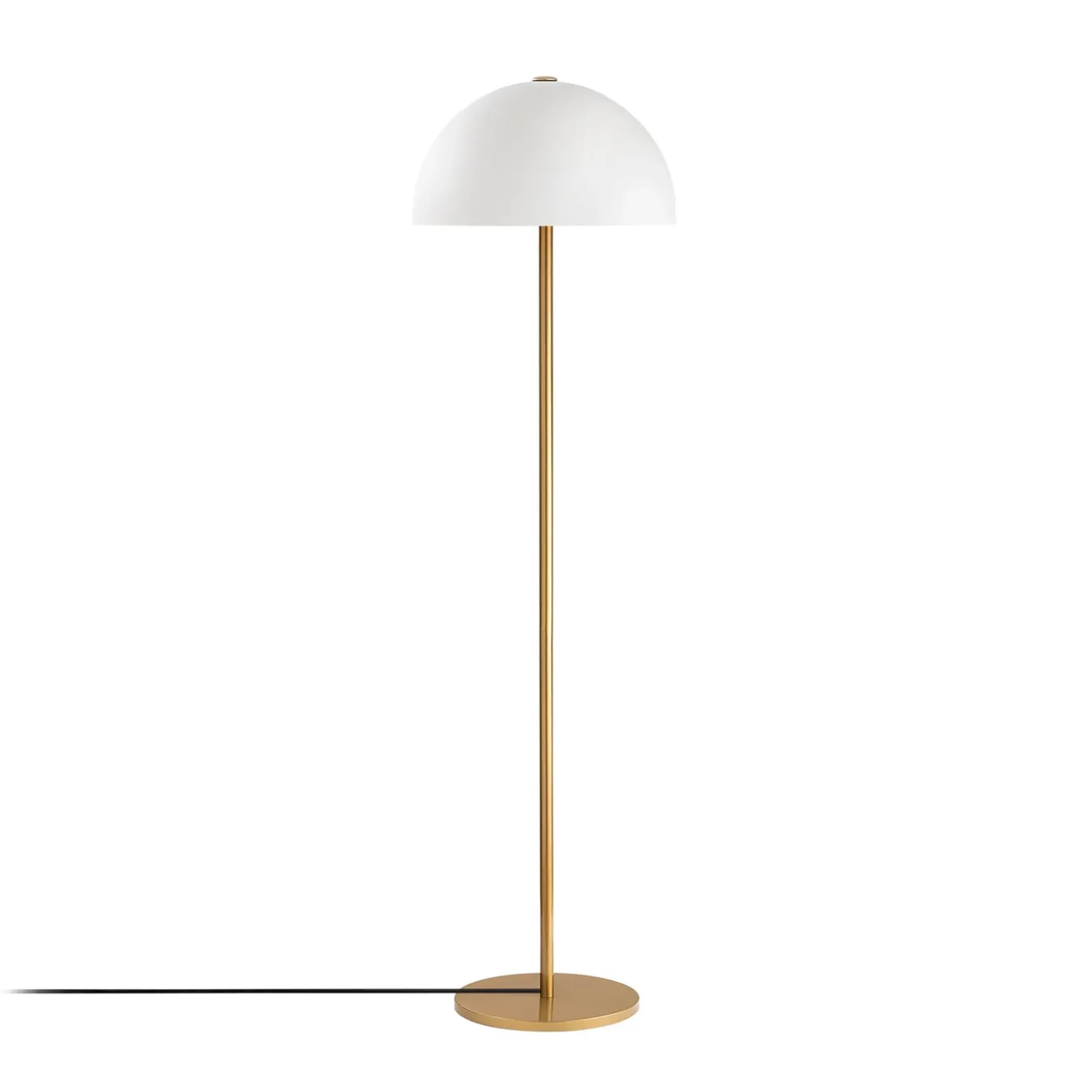 Vloerlamp Mixed Bol Wit/Goud