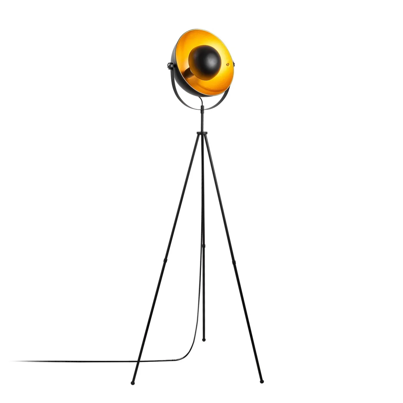 Vloerlamp Mixed Driepoot Zwart
