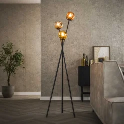 Vloerlamp Molecule Mix 3-Lichts Glas - Giga Meubel