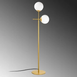 Vloerlamp Mudoni Goud 2-Lichts