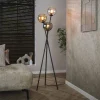 Vloerlamp Multi Globe 3-Lichts Zwart - Giga Meubel