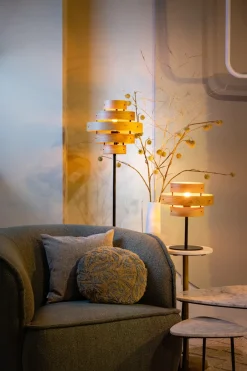 Vloerlamp Oaknut Naturel 185cm - Giga Meubel