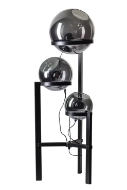Vloerlamp Orb 3-Lichts Smoke Glas - Giga Meubel