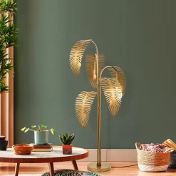 Vloerlamp Palm Goud 5-Lichts