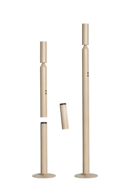 Vloerlamp Pencil Mat Beige Schakelaar 180cm - Giga Meubel