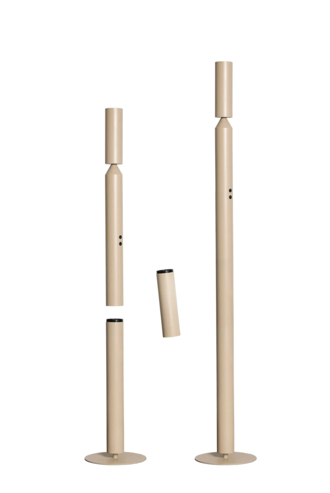 Vloerlamp Pencil Mat Beige Schakelaar 180cm - Giga Meubel