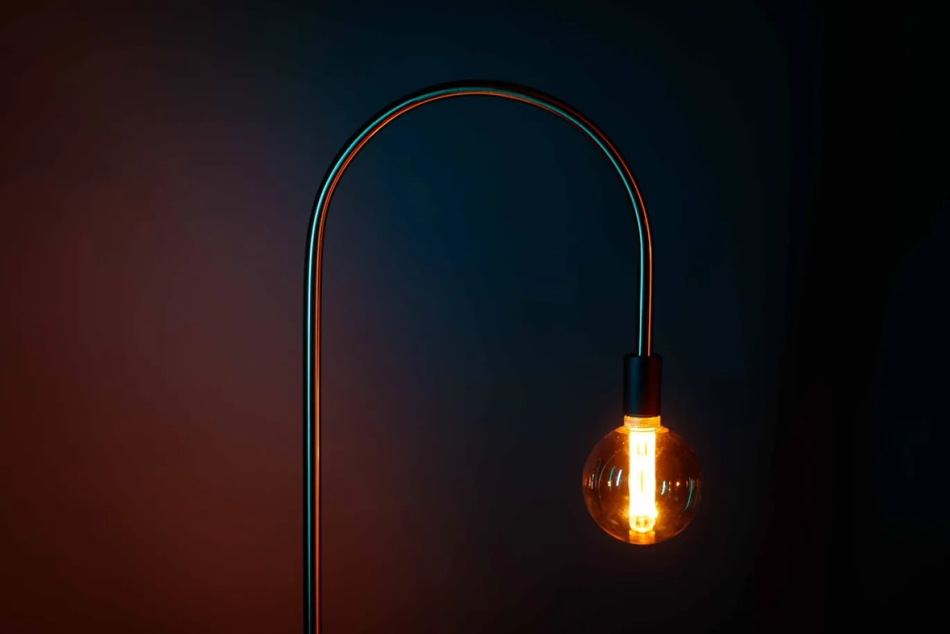 Vloerlamp Pike Messing/Zwart - Giga Meubel