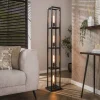 Vloerlamp Quadra 4-lichts Artic Zwart - Giga Meubel