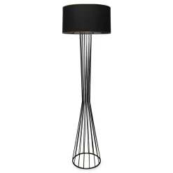 Vloerlamp Rowena Zwart