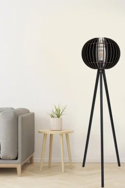 Vloerlamp Sahip Zwart