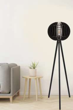 Vloerlamp Sahip Zwart