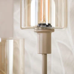 Vloerlamp Sepiora Getrapt 3-Lichts Beige - Giga Meubel