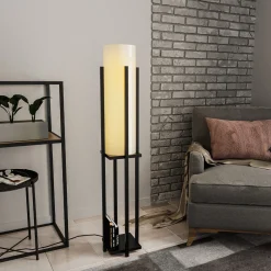 Vloerlamp Shelf Long Zwart