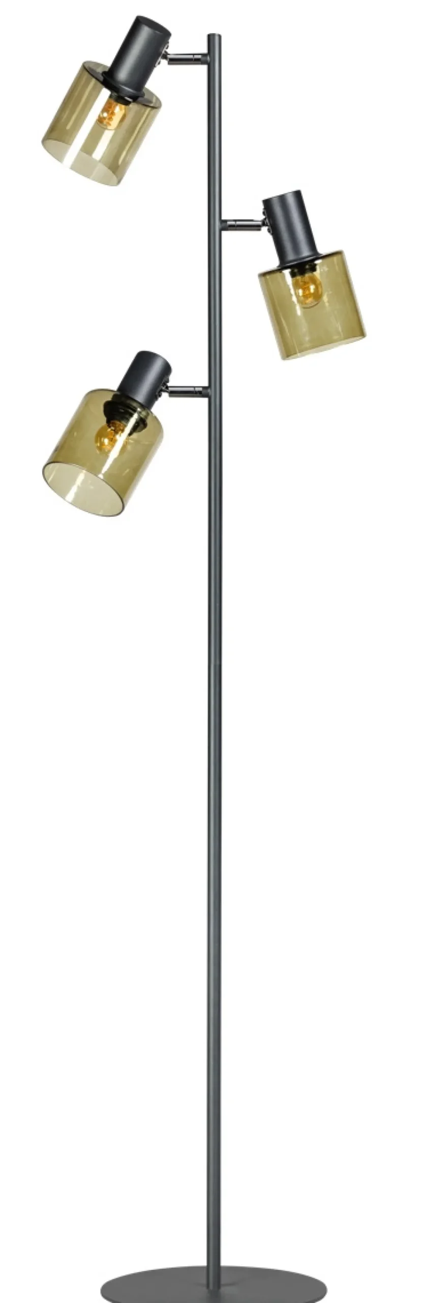 Vloerlamp Sledge Glas 3-Lichts Groen - Giga Meubel