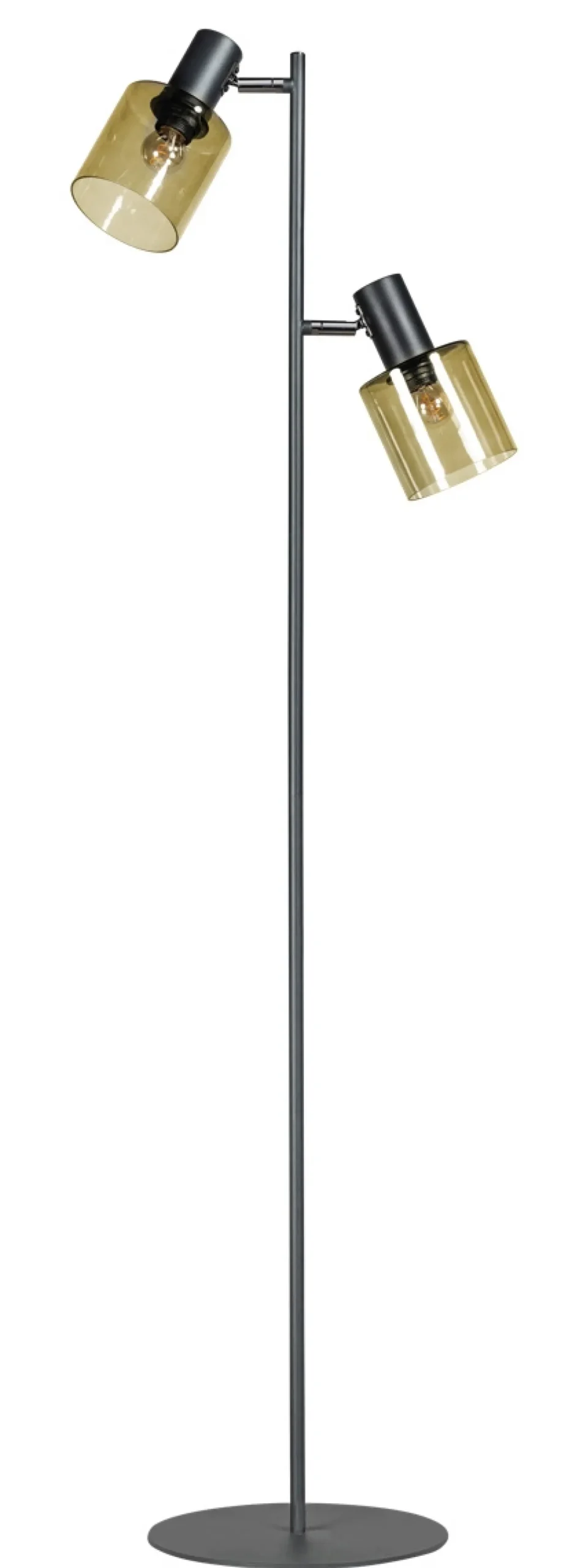 Vloerlamp Sledge Glas 2-Lichts Groen - Giga Meubel