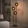 Vloerlamp Stellar Getrapt 3-lichts Sienna Bruin - Giga Meubel