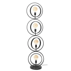 Vloerlamp Turn Around XL 4-Lichts Zwart - Giga Meubel
