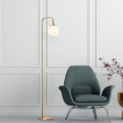 Vloerlamp Viran Goud