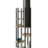 Vloerlamp Vogue Zwart/Naturel