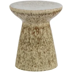 Vtwonen Bijzettafel Fleck Keramiek Lichtbruin Melange 43x35cm