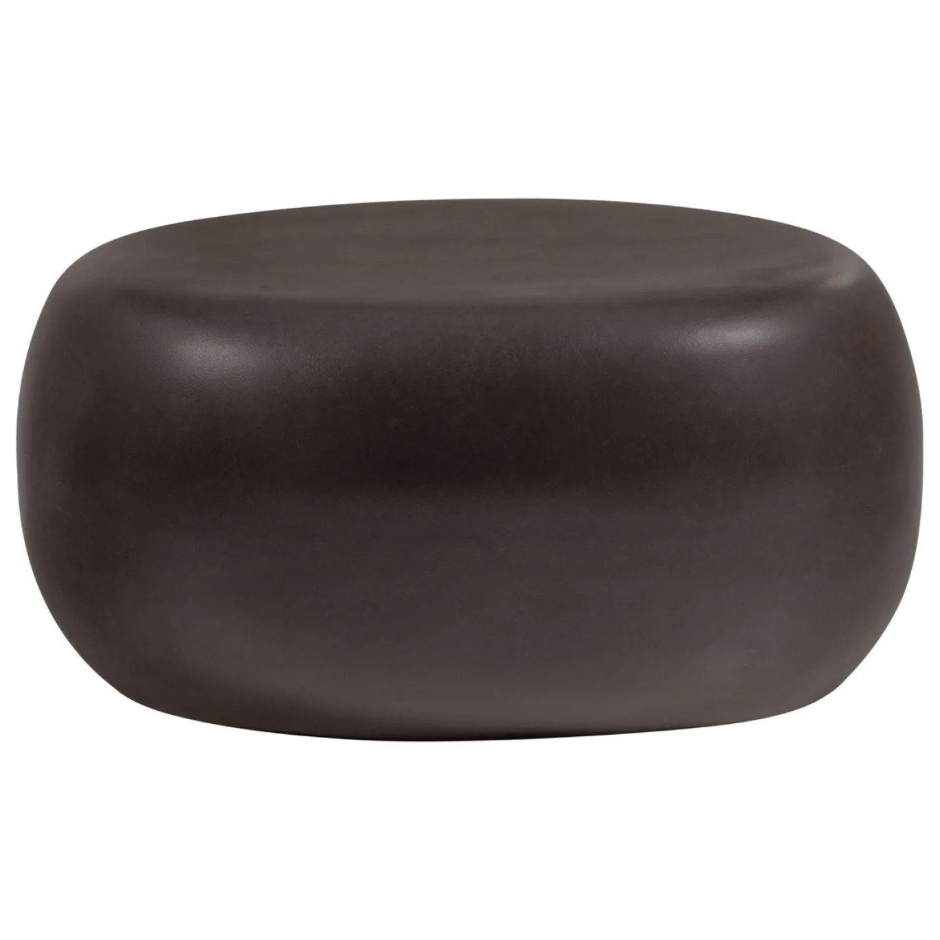 Vtwonen Bijzettafel Pebble Betonlook Donkerbruin 31x65x49cm