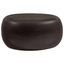 Vtwonen Bijzettafel Pebble Betonlook Donkerbruin 31x65x49cm
