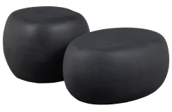 Vtwonen Bijzettafel Pebble Betonlook Antraciet 35xØ50