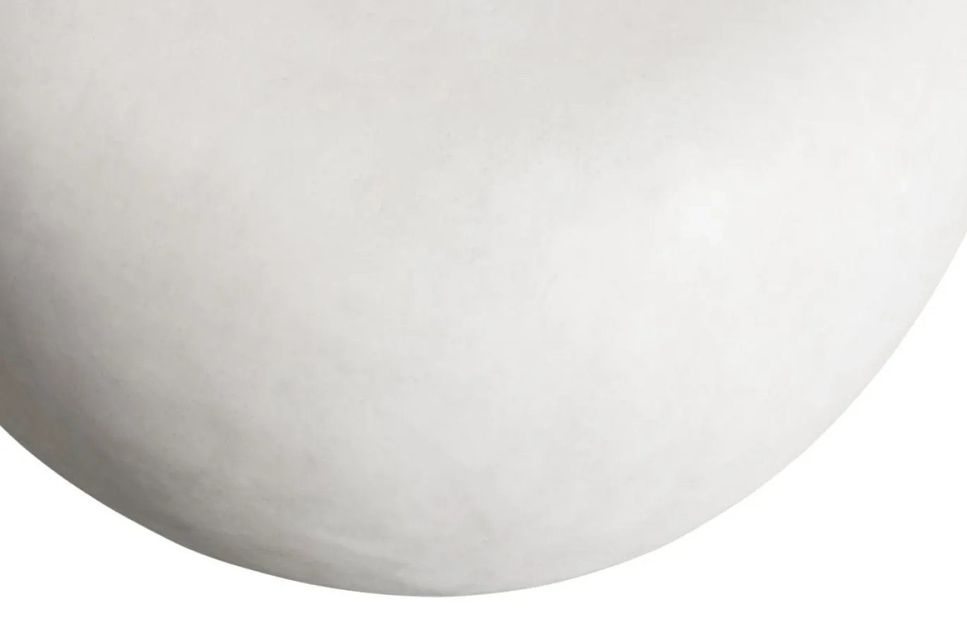 vtwonen Bijzettafel Pebble Betonlook Wit