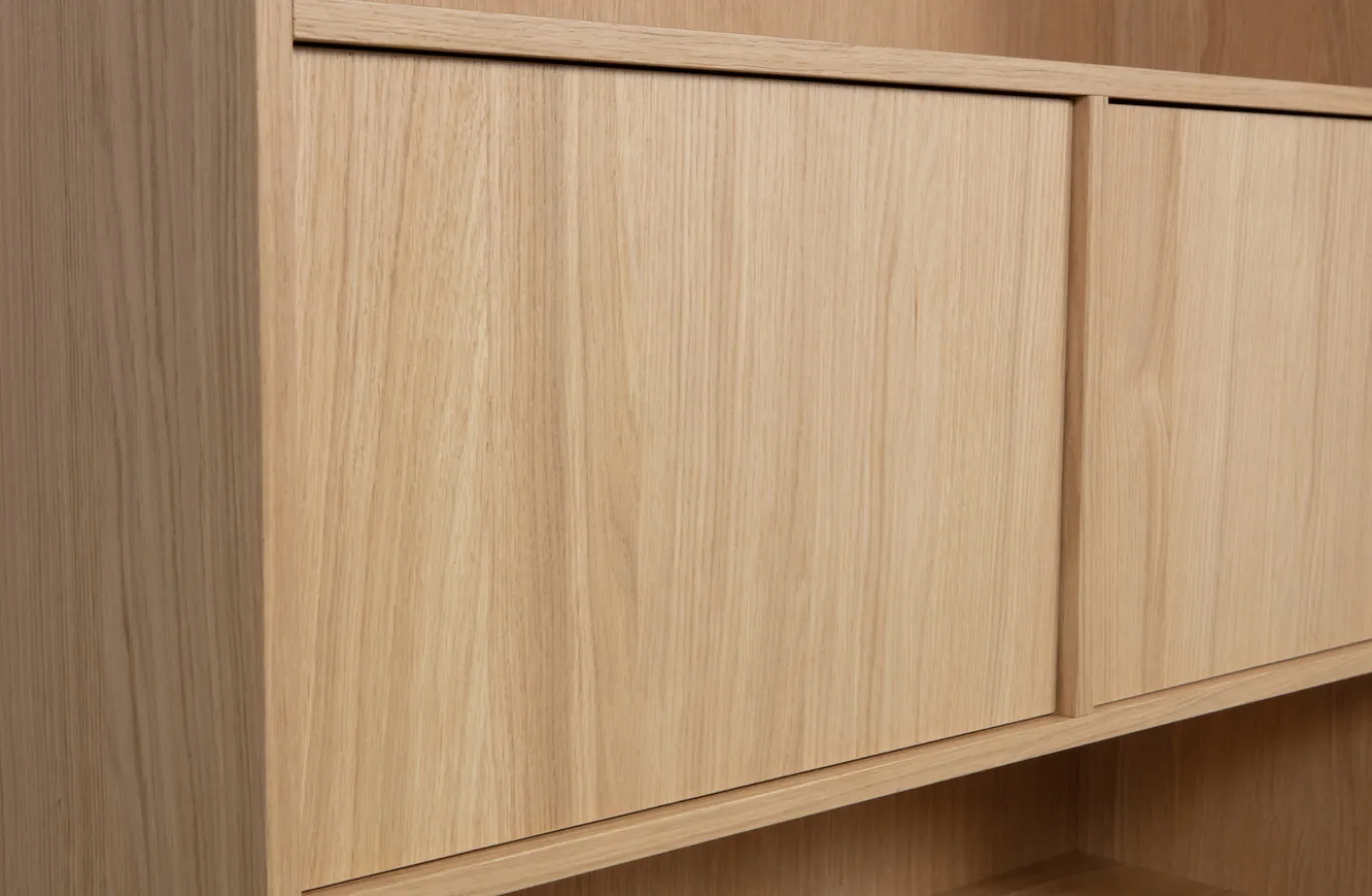 Vtwonen Bovenkast Modulair Eikenhout Naturel Mat 110cm