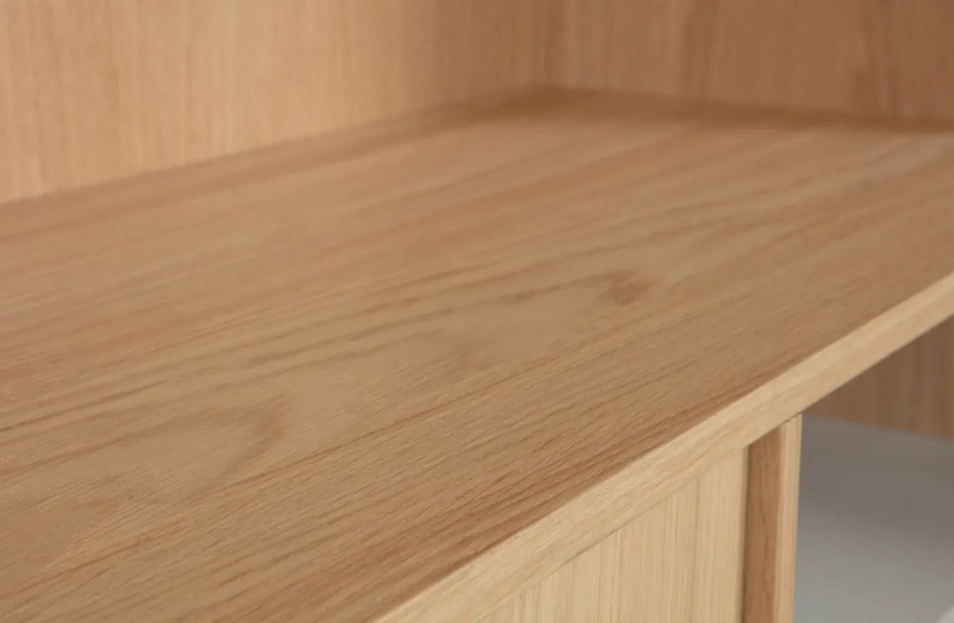 Vtwonen Bovenkast Modulair Eikenhout Naturel Mat 110cm