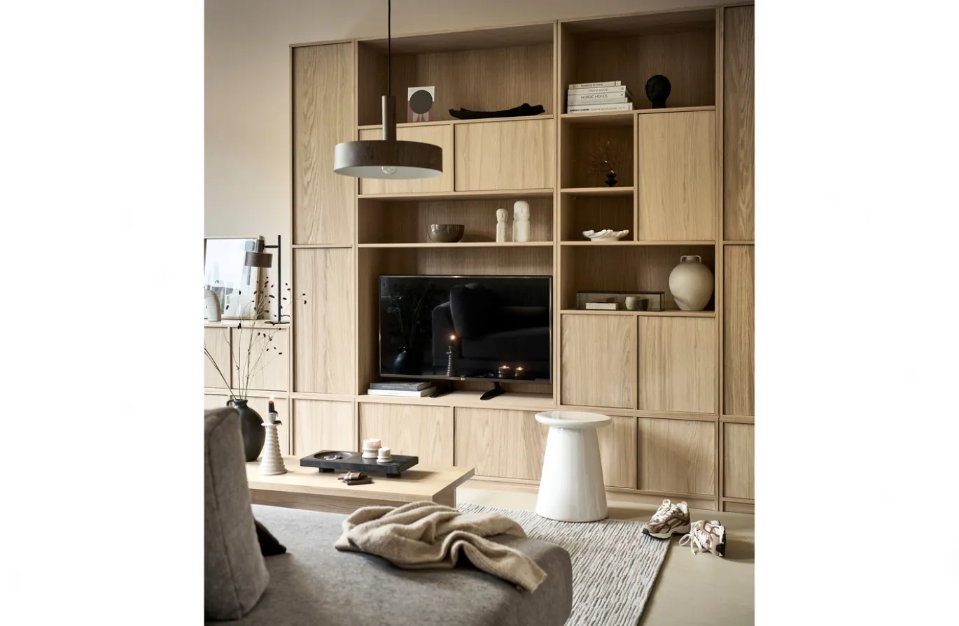 Vtwonen Bovenkast Modulair Eikenhout Naturel Mat 110cm