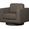Vtwonen Draaifauteuil Lazy Boucle Antraciet