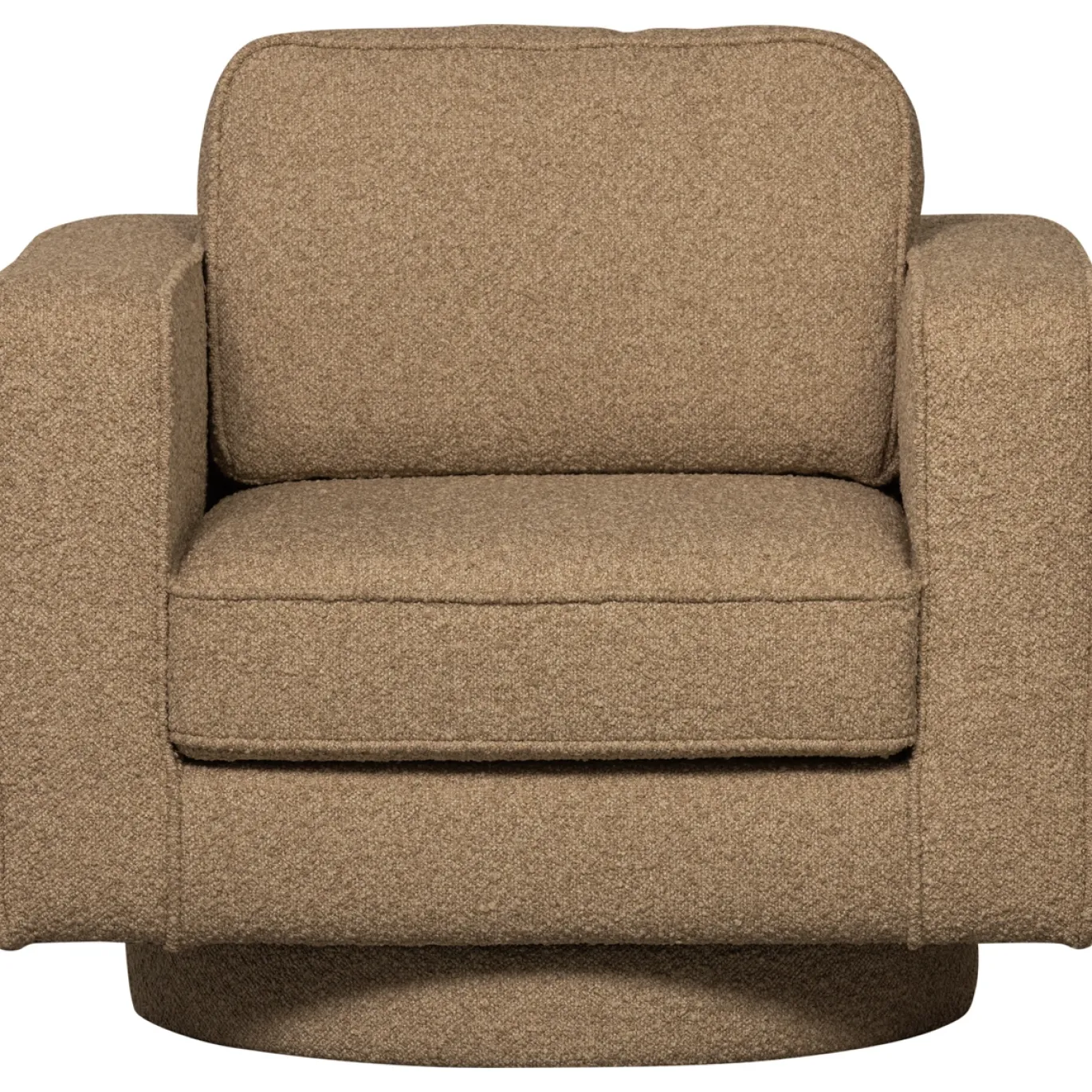 Vtwonen Draaifauteuil Lazy Boucle Bruin