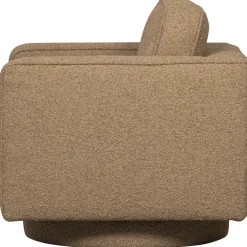 Vtwonen Draaifauteuil Lazy Boucle Bruin