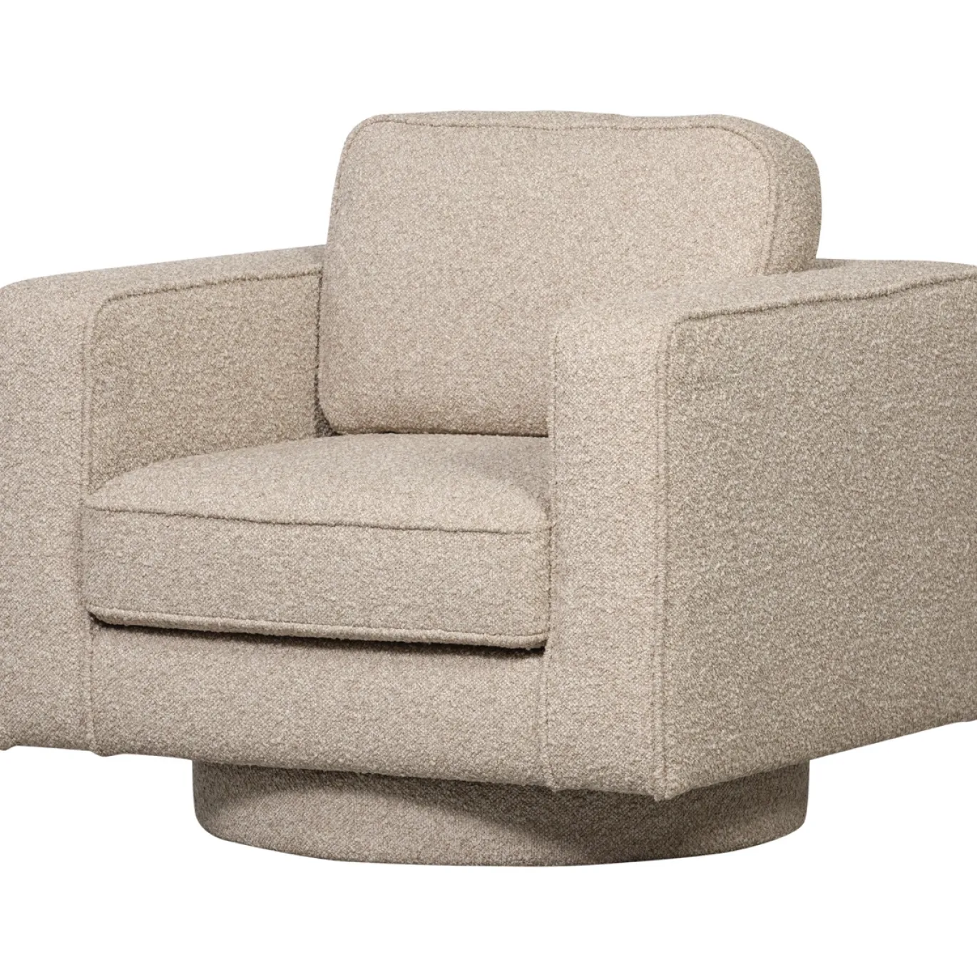 Vtwonen Draaifauteuil Lazy Boucle Naturel