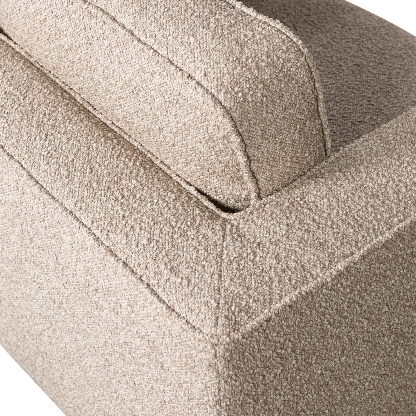 Vtwonen Draaifauteuil Lazy Boucle Naturel