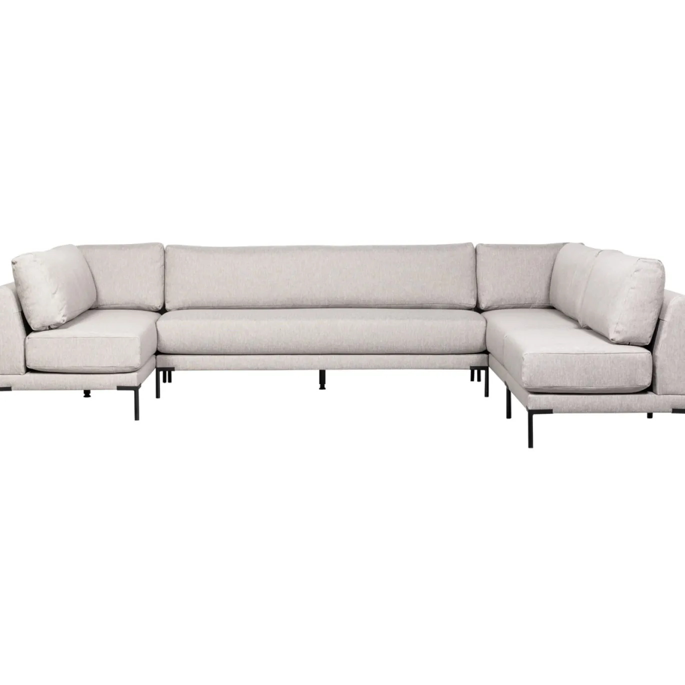 vtwonen Eetkamerbank Couple Element 100cm Lichtgrijs