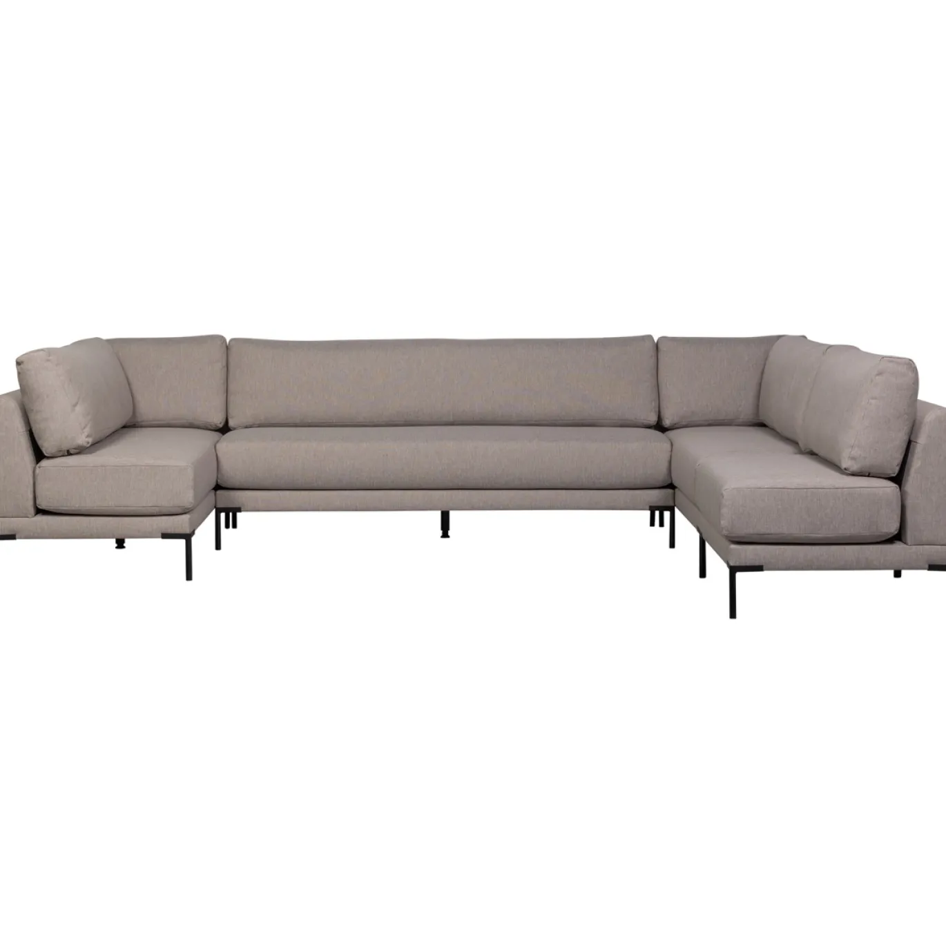 vtwonen Eetkamerbank Couple Element 100cm Taupe