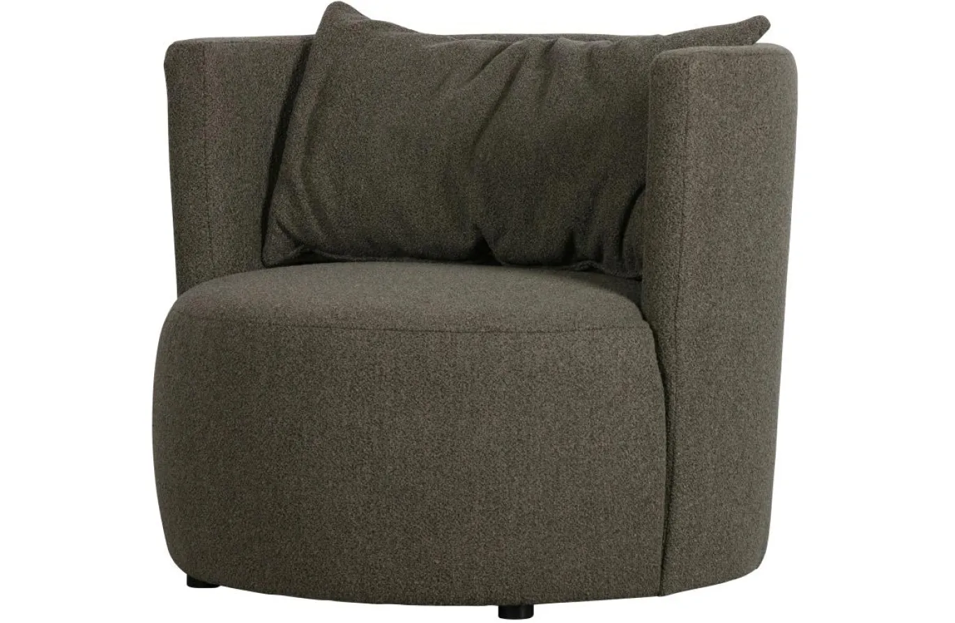 Vtwonen Explore Fauteuil Bouclé Bruin