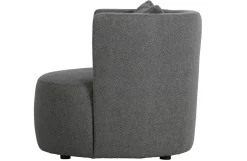 Vtwonen Explore Fauteuil Bouclé Staalgrijs
